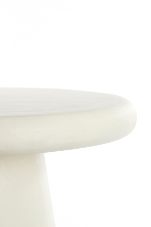 Light & Living salontafel KULONA - Ø60x45cm - wit - vtwonen shop