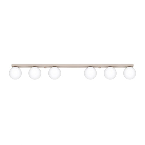 Sollux Lighting Plafondlamp YOLI 6 taupe - 120x12x14,5cm