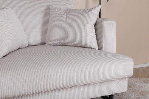 BRAM Fauteuil Matis - Beige Ribstof - vtwonen shop