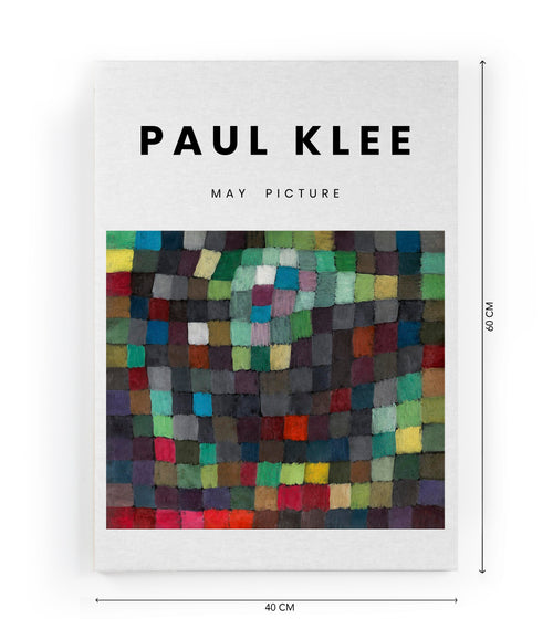 Canvas 60x40 Afdruk Paul Klee Mei Schilderij