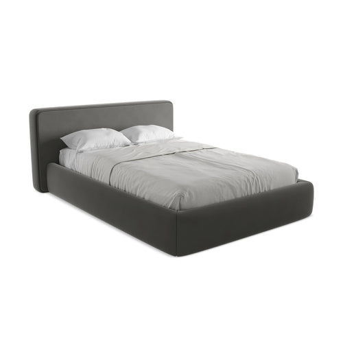 LaMiaSofa Bed met opbergruimte Firenze - velours - staal - 180x225x82