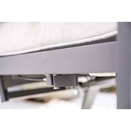 Garden Impressions loungestoelen Lora - Lucas licht grijs - 3-delig