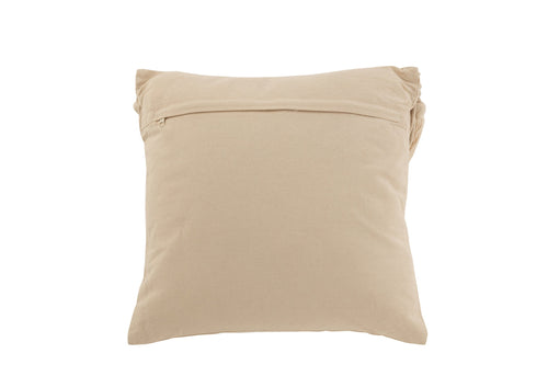 J-Line kussen Cosy - katoen - brige - small