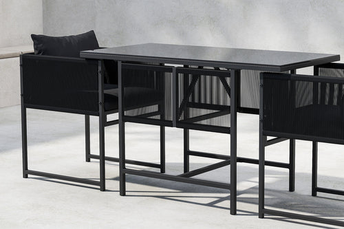 Rebellenclub Tuinset Sabbia - 2-Zits - Zwart - vtwonen shop