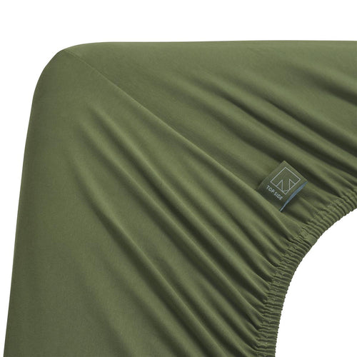 Beddinghouse Dutch Design topper hoeslaken Organic Lycra TD - 200x220 cm - groen
