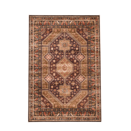 Interieur05 Vintage vloerkleed Medina Espresso/Bruin