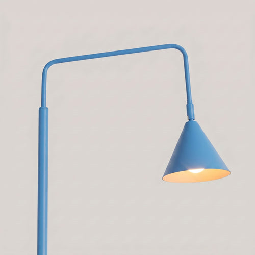 Sollux Lighting Vloerlamp NOX lichtblauw - 30x30x165cm