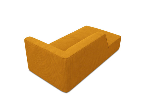 Micadoni linker meridiaan Ruby ribfluwelen, geel - 180x93x69cm