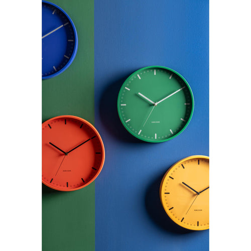 Karlsson wandklok Cool Retro - groen - Ø30cm - vtwonen shop