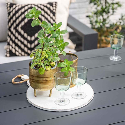 Garden Impressions lounge dining set Malakka valley sand - light teak look - 6-delig - vtwonen shop