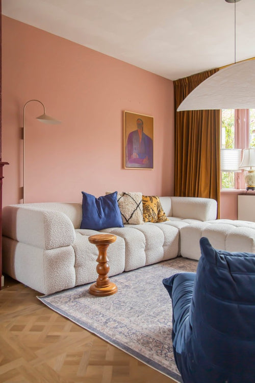 Interieur05 Vintage vloerkleed Sybil Blauw - 290 x 200 cm - vtwonen shop