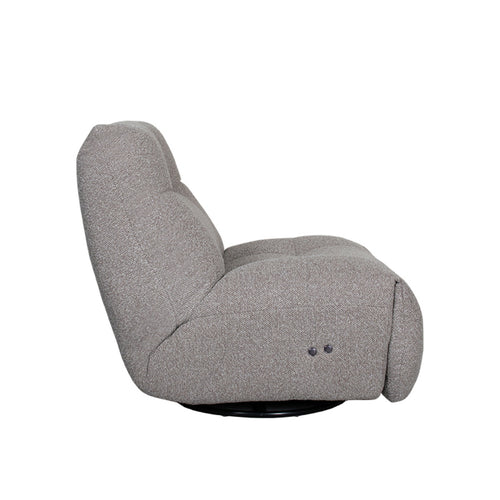 LABEL51 Elektrische Fauteuil Relax & Recharge - Grijs - 90x110x95cm