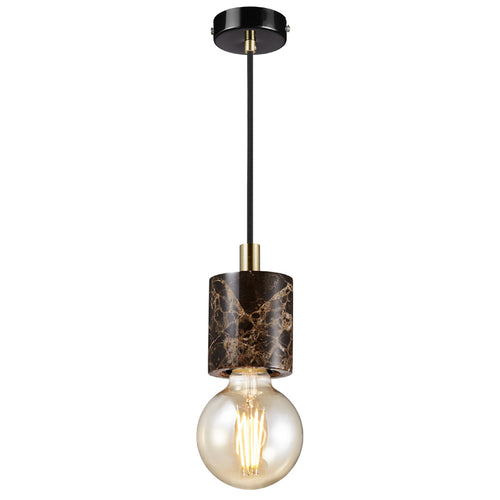 Nordlux Siv Hanglamp - Ø6cm - E27 - Bruin - vtwonen shop