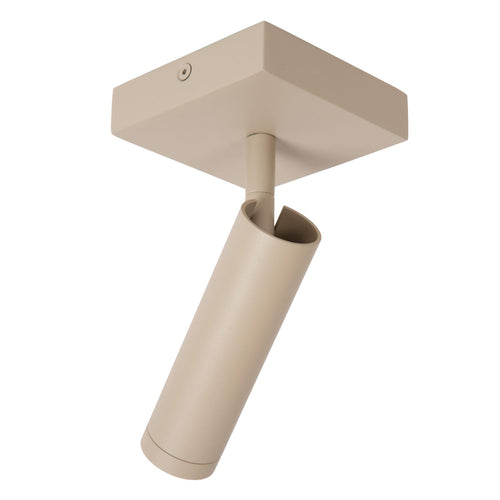 Lucide plafondspot GRADO - 1xGU10 (MR11) - Taupe - vtwonen shop
