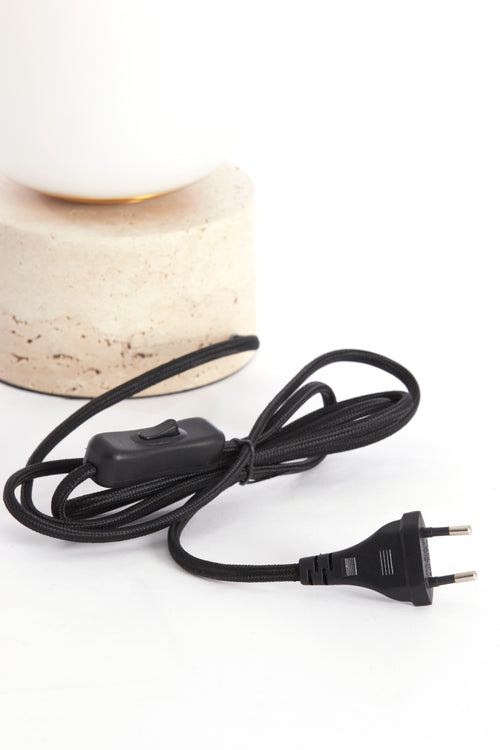 Light & Living tafellamp RYLANO - Ø12x47cm - wit - vtwonen shop