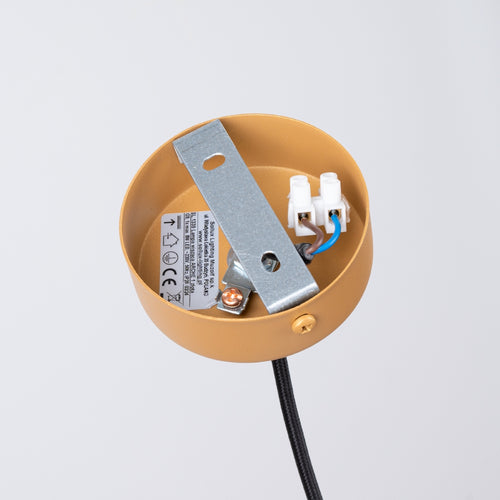 Sollux Lighting Hanglamp ARCHE 1 goud - 8x8x120cm