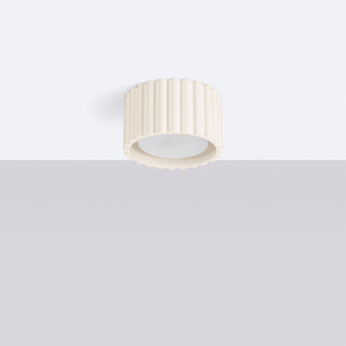 Sollux Lighting Plafondlamp AURA 1 beige Gx53 - 10x10x10cm