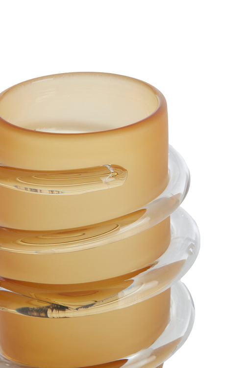 Light & Living vaas ODATE - Ø16.5x25cm - geel - vtwonen shop