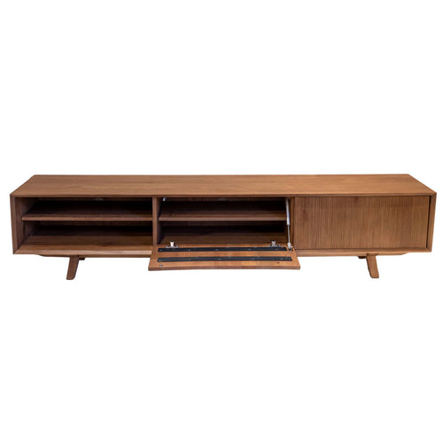 DÉJA Living Tv-meubel Melide - Donkerbruin Eiken - 200x40x45cm