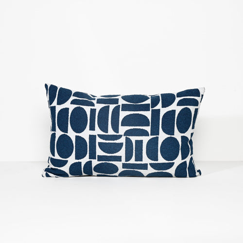 Darcy & Duke sierkussen Santorini Pop - Blauw - 40x60cm