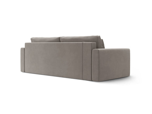 Cosmopolitan Design Slaapbank met opbergdoos Belfast 3-zits, flueel concreet - 105x238x84cm