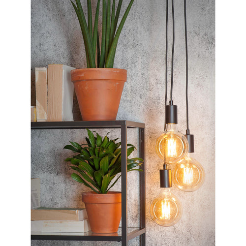 it's about RoMi hanglamp Oslo - zwart - 20x20x150cm - vtwonen shop