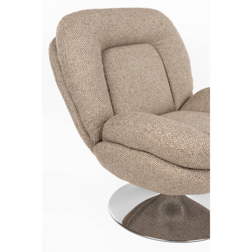Housecraft Living Romy Fauteuil Draaibaar Bruin