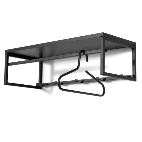 Spinder Design Wandkapstok AXEL 4 - Zwart