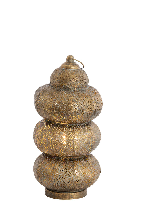 Light & Living tafellamp KAITO - bruin - Ø19.5x42cm