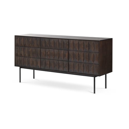 Olivine Vanja houten sideboard donkerbruin - 160 x 45 cm - vtwonen shop