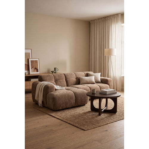 Housecraft Living Vento 3,5-Zitsbank Rechts Bruin