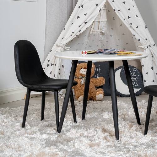 Nest living Bruno ronde kindertafel wit - Ø 60 cm - vtwonen shop