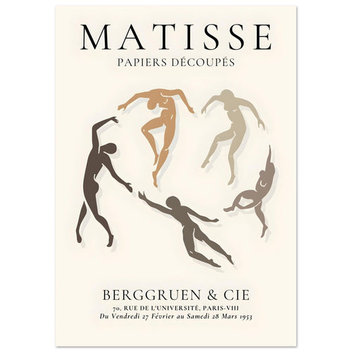 Artfulprints  Matisse – The human ring II   poster A4 21x29.7 cm - vtwonen shop