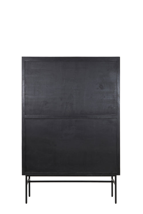 Light & Living kast ABAGE - 120x40x180cm - zwart