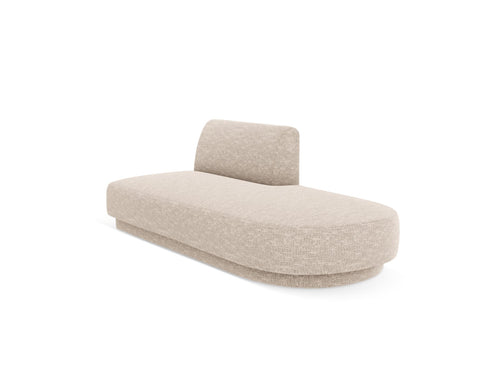 Micadoni Module Miley 2-zits, chenille beige - 90x158x70cm
