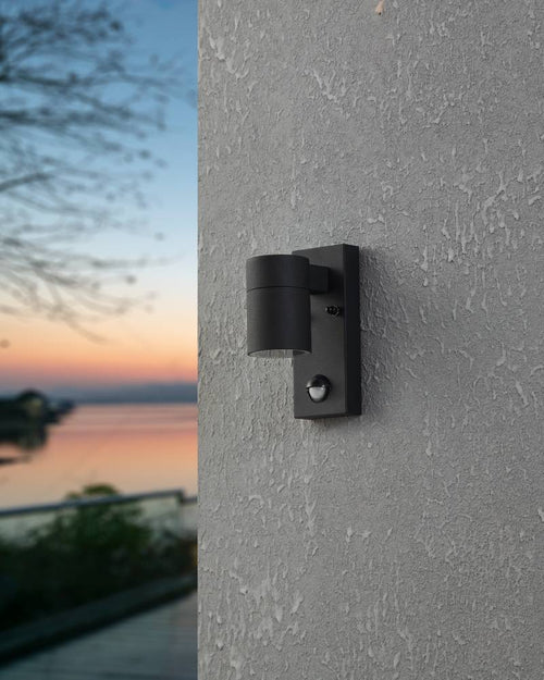 EGLO wandlamp buiten Riga 5 - sensor - gu10 - 16,5 cm - sensor - zwart - vtwonen shop