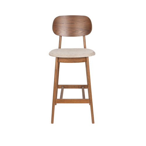 Dutchbone Marais Barkrukken 68,5 cm Walnoot kleur - Set van 2