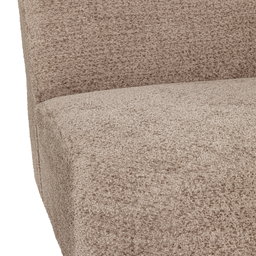 WOOOD hoekelement recht Mojo Base - Wollig - Donkerzand - 74x105x105