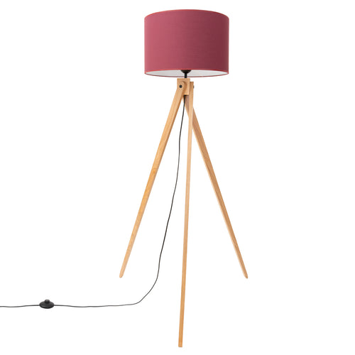 Sollux Lighting Staande lamp NATT bordeaux - 77x77x140cm