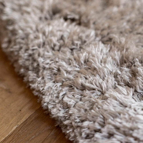 Interieur05 Rond Hoogpolig vloerkleed Fender wit/creme - 200 x 200 cm - vtwonen shop