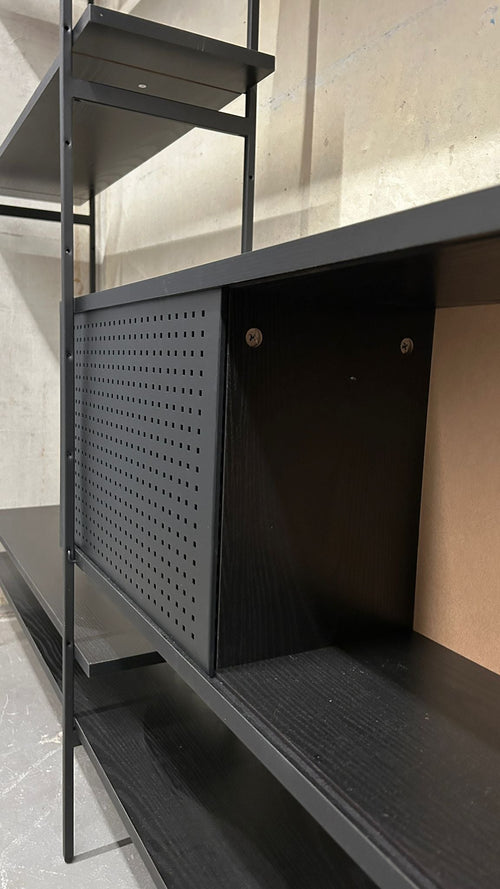 Rebellenclub Boekenkast Wandkast - Zwart