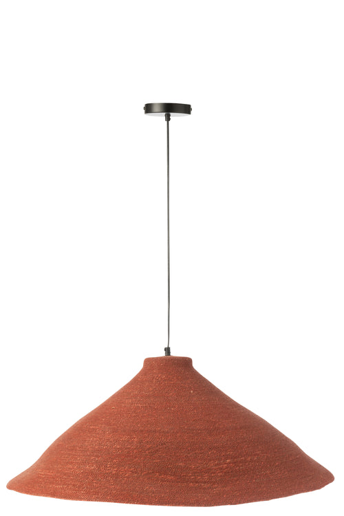 J-Line hanglamp - zeegras - terracotta - vtwonen shop