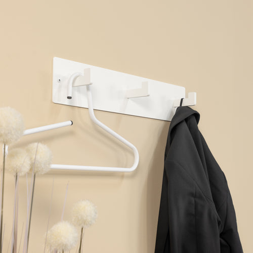 Spinder Design kapstok Leatherman 3 - Wit - 3 haken - vtwonen shop