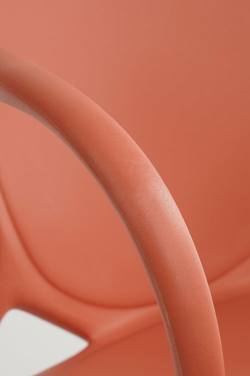 Mica Decorations Nebraska Tuinstoel - L56 x B57 x H80 cm - Polypropyleen - Zalm - vtwonen shop