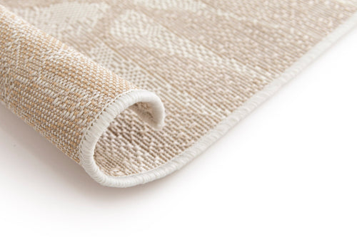 AFK Living vloerkleed Tulum - voor binnen en buiten - beige - 120 x 170 cm