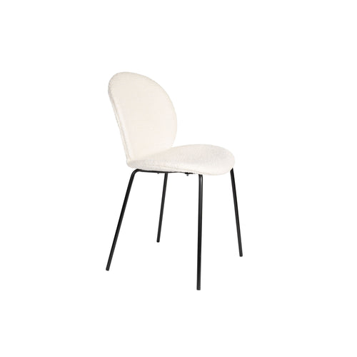 Zuiver Bonnet Eetkamerstoelen Off-White - Set van 2 - vtwonen shop