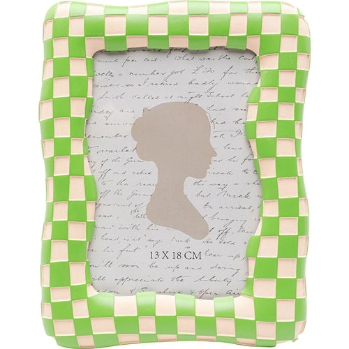Kare Design fotolijst Checker - 18x24cm - groen - vtwonen shop