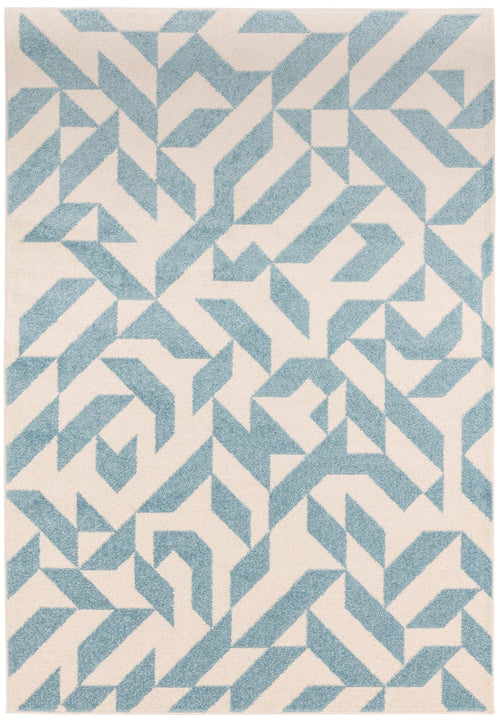 Vloerkleed Easy Living Muse Blue Shapes Rug MU03 120x170 cm - vtwonen shop