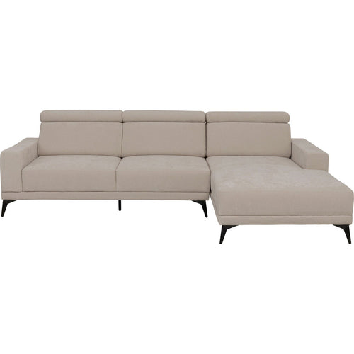 Kare Design Hoekbank Rocco rechts creme