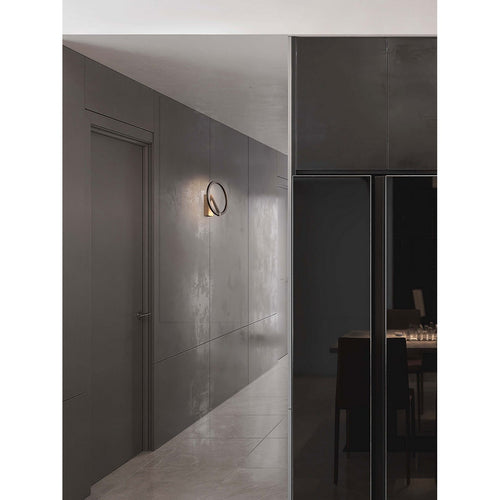 Nova Luce TILIA  Tilia Geïntegreerde LED-wandlamp, Foggy Nickel LED 10W 457lm 2700-3000-4000K CCT